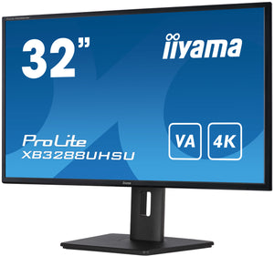 IIYAMA ProLite XB3288UHSU-B5 - LED monitor - 32"" (31.5"" viewable)