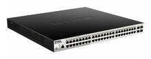 Load image into Gallery viewer, D-LINK 48-Port 10/100/1000BASE-T PoE + 4-Port 1 Gbps SFP Ports Metro Ethernet Switch