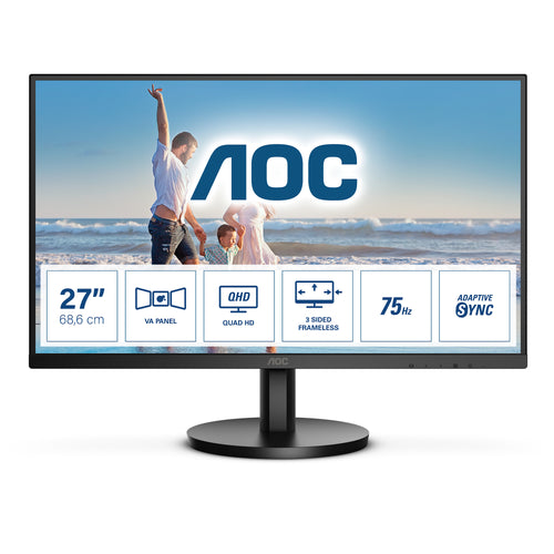 AOC 27 VA 2560x1440 75Hz HDMI Monitor -