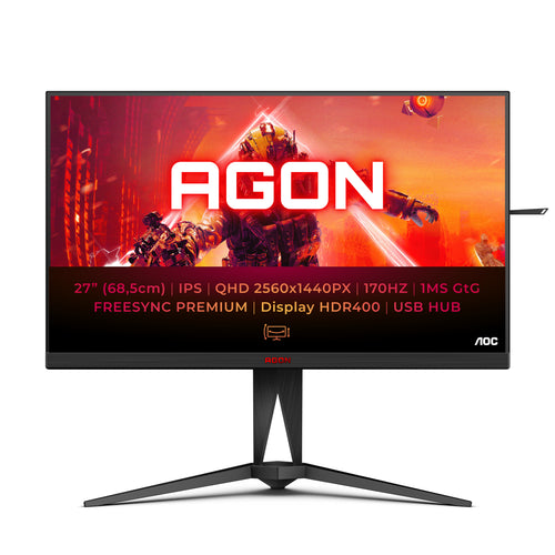 AOC 27 VA 2560x1440 165Hz HDMI Monitor -