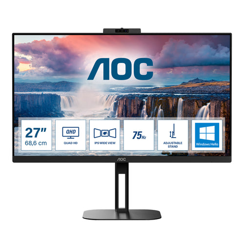 AOC 27 IPS 2560x1440 75Hz HDMI Monitor -