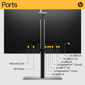 HP E24u G5 - E-Series - LED monitor - 23.8"" - 1920 x 1080 Full HD (1080p) @ 75 Hz - IPS - 250 cd/m²