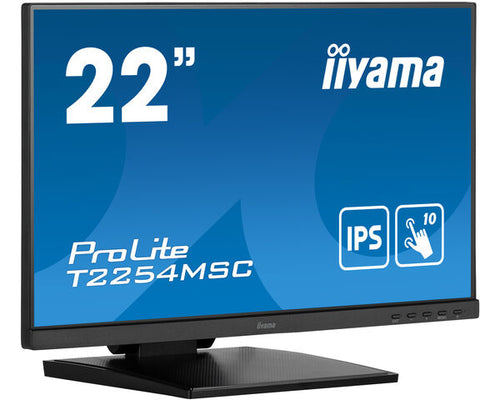 IIYAMA ProLite T2254MSC-B1AG computer monitor 54.6 cm (21.5') 1920 x 1080 pixels Full HD LED Touchsc