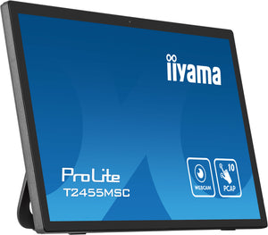 IIYAMA T2455MSC-B1 Signage Display Digital signage flat panel 61 cm (24') LED 400 cd/mÂ² Full HD Bla