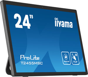 IIYAMA T2455MSC-B1 Signage Display Digital signage flat panel 61 cm (24') LED 400 cd/mÂ² Full HD Bla