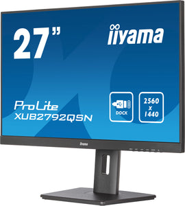 IIYAMA ProLite 68.6 cm (27') 2560 x 1440 pixels Wide Quad HD LED Black