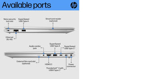 HP EliteBook 650 G10 Notebook - 180-degree hinge design - Intel Core i7 - 1355U / up to 5 GHz