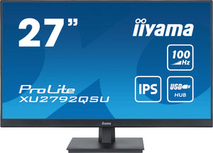 IIYAMA ProLite XU2792QSU-B6 - LED monitor - 27"" - 2560 x 1440 WQHD @ 100 Hz