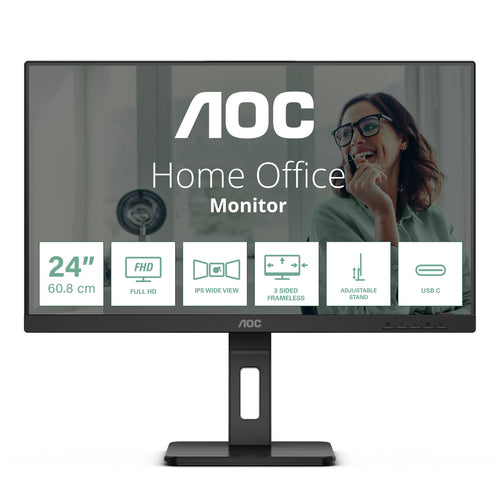 AOC 23.8 IPS FHD USB C DP HDMI 4 X USB-