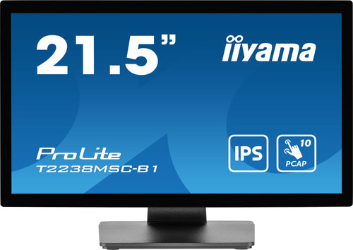 IIYAMA ProLite 22 inch - Full HD IPS LED Touch Monitor - 1920x1080