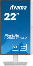 Load image into Gallery viewer, IIYAMA ProLite 54.6 cm (21.5&#39;) 1920 x 1080 pixels Full HD White