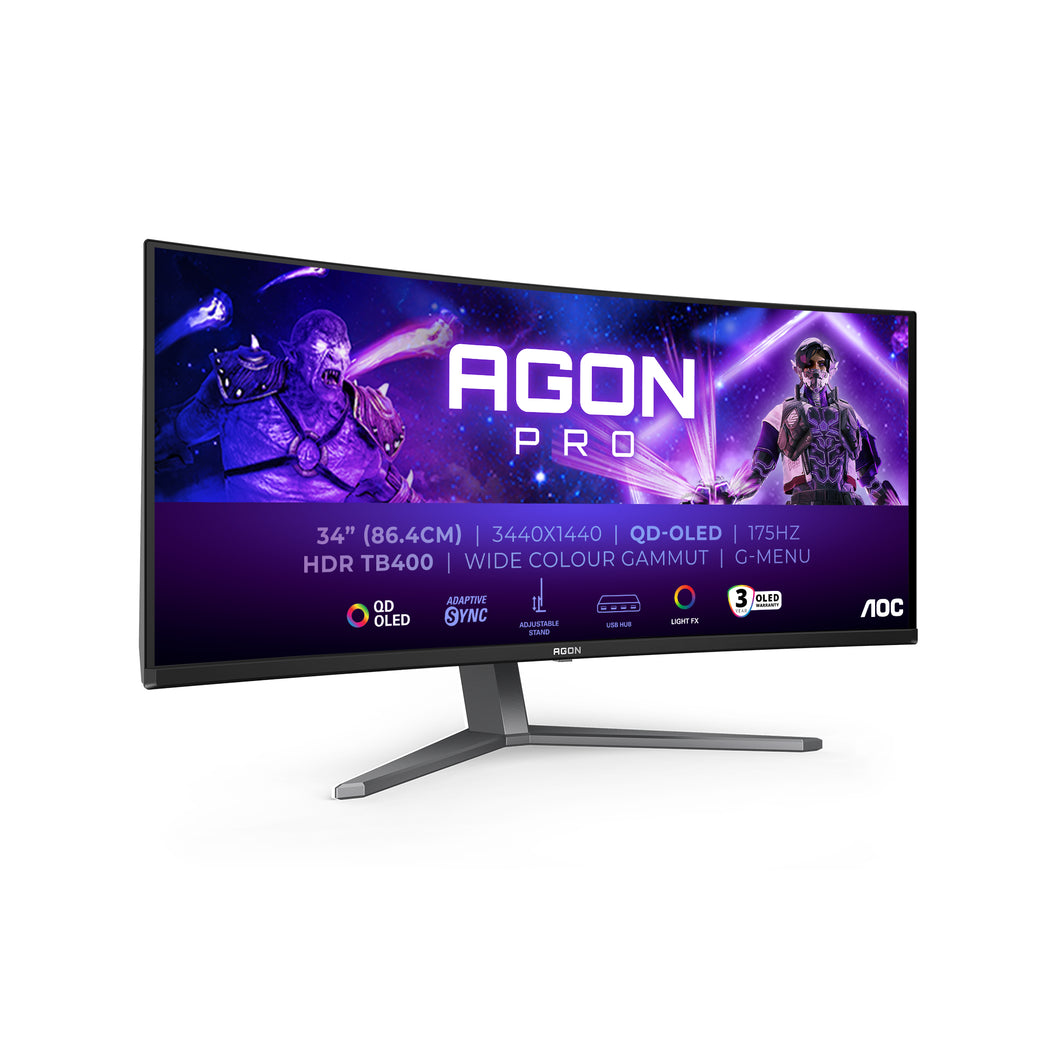 AOC 34 OLED MONITOR SPK CUR AG346UCD