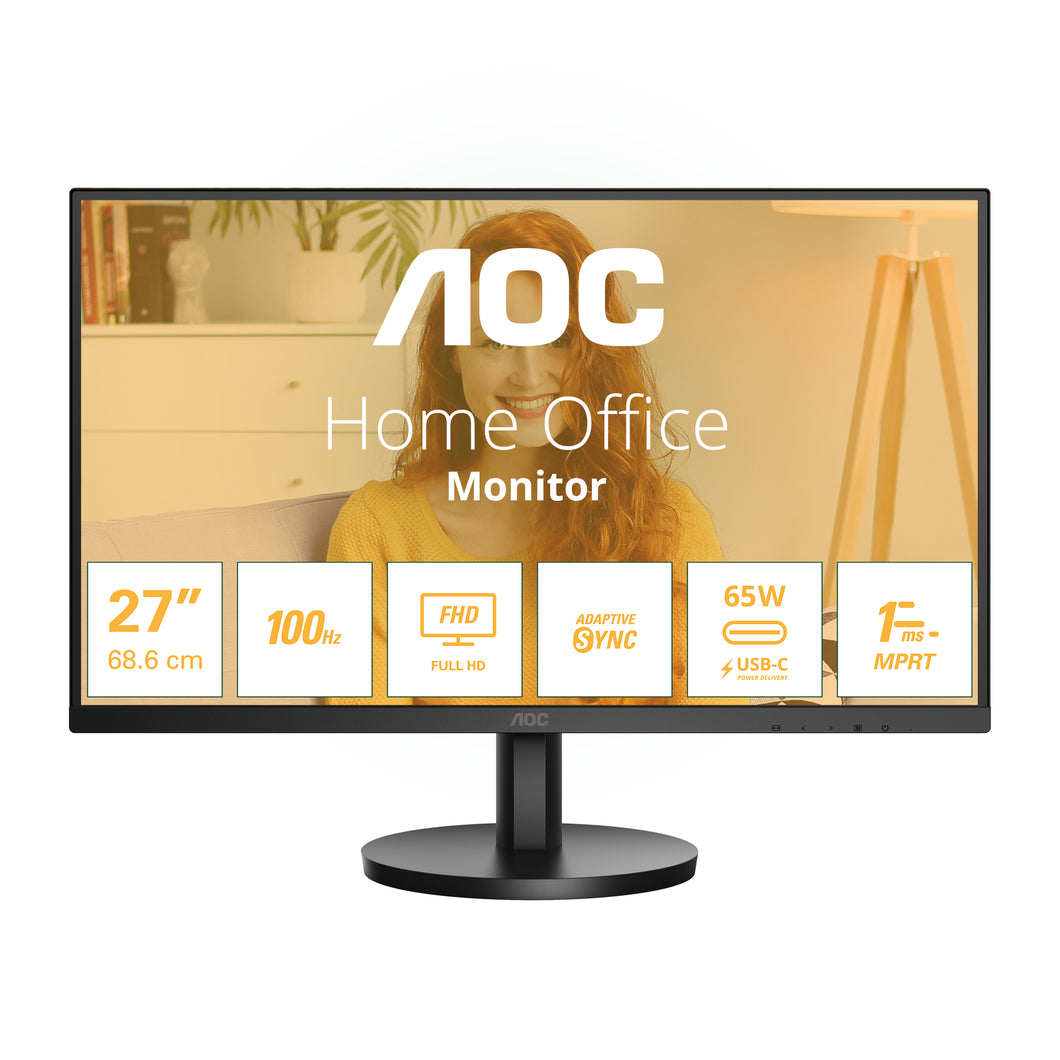 AOC 27 INCH IPS FHD HDMI USB-C Monitor -