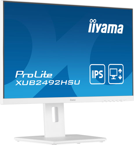 IIYAMA ProLite XUB2492HSU-W5 LED display 61 cm (24') 1920 x 1080 pixels Full HD White