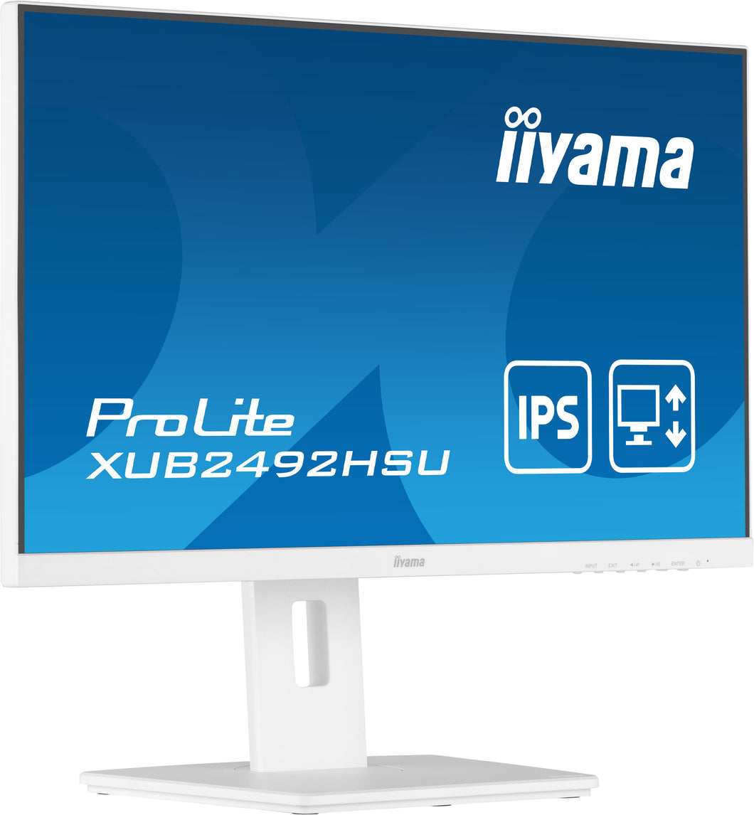 IIYAMA ProLite XUB2492HSU-W5 LED display 61 cm (24') 1920 x 1080 pixels Full HD White