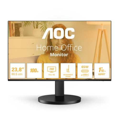 AOC 23.8 INCH IPS FHD HDMI USB-C MM HA