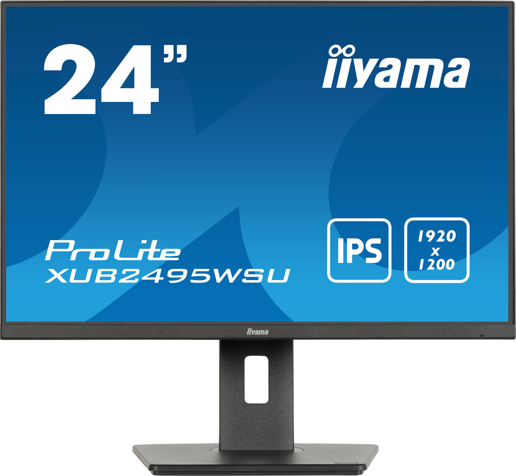 IIYAMA ProLite 24 inch - WXUGA IPS LED Monitor - 1920x1200 - Pivot / HAS / USB-C