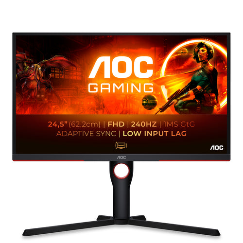 AOC 24.5 VA 1920x1080 240Hz HDMI Monitor-