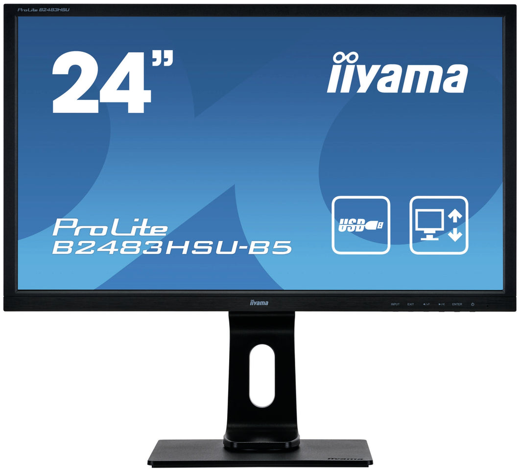 IIYAMA ProLite B2483HSU-B5 - LED monitor - Full HD (1080p) - 24