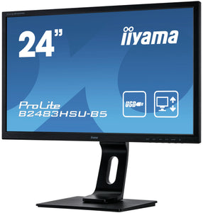 IIYAMA ProLite B2483HSU-B5 - LED monitor - Full HD (1080p) - 24