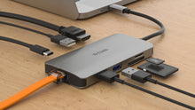 Load image into Gallery viewer, D-LINK DUB-M810 USB Type C Docking Station for Notebook - 100 W - 3 x USB 3.0 - Network (RJ-45)