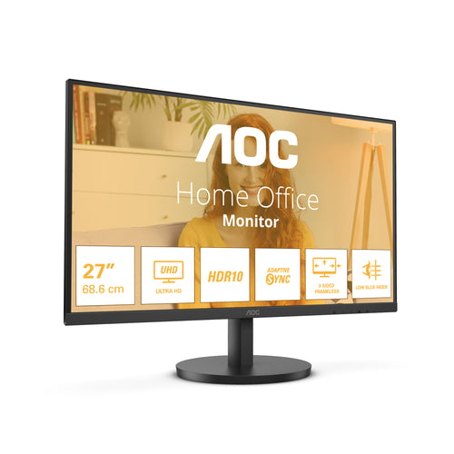 AOC 27 INCH 4K 2 HDMI DP Monitor -