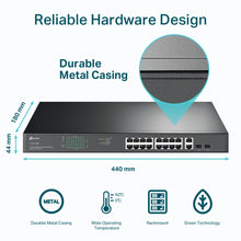 Load image into Gallery viewer, TP-LINK JetStream TL-SG1218MP 16 Ports Ethernet Switch - 2 Layer Supported - Modular