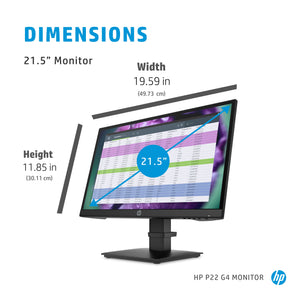 HP P22 G4 - P-Series - LED monitor - Full HD (1080p) - 21.5