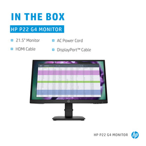 HP P22 G4 - P-Series - LED monitor - Full HD (1080p) - 21.5