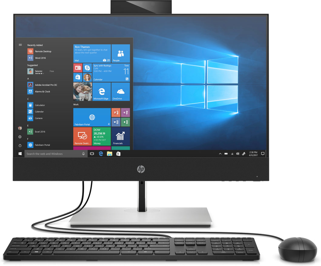 HP ProOne 440 G6 - all-in-one - Core i5 10500T 2.3 GHz - vPro - 8 GB - SSD 256 GB - LED 23.8