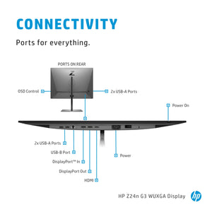 HP Z24n G3 - LED monitor - 24