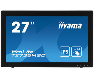 IIYAMA ProLite T2735MSC-B3 touch screen monitor 68.6 cm (27') 1920 x 1080 pixels Multi-touch Black