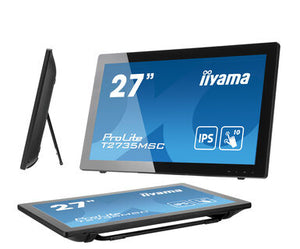 IIYAMA ProLite T2735MSC-B3 touch screen monitor 68.6 cm (27') 1920 x 1080 pixels Multi-touch Black