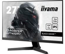 Load image into Gallery viewer, IIYAMA 27IN G-MASTER BLACK HAWK IPS