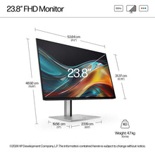 Load image into Gallery viewer, HP 724pf - Series 7 Pro - LED monitor - 23.8&quot;&quot; - 1920 x 1080 Full HD (1080p) @ 100 Hz - IPS - 300 cd/ -