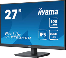 Load image into Gallery viewer, IIYAMA XU2792HSU-B6 27IN ULTRA THIN