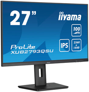 IIYAMA ProLite 27 inch - Quad HD IPS LED - 2560x1440 MONITOR