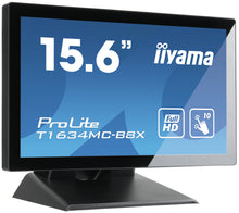 Load image into Gallery viewer, IIYAMA ProLite T1634MC-B8X touch screen monitor 39.6 cm (15.6&#39;) 1920 x 1080 pixels Multi-touch Multi