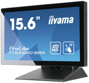 IIYAMA ProLite T1634MC-B8X touch screen monitor 39.6 cm (15.6') 1920 x 1080 pixels Multi-touch Multi