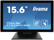 Load image into Gallery viewer, IIYAMA ProLite T1634MC-B8X touch screen monitor 39.6 cm (15.6&#39;) 1920 x 1080 pixels Multi-touch Multi