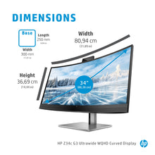 Load image into Gallery viewer, HP Z34C G3 CURVED WQHD DISPLAY