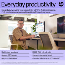 Load image into Gallery viewer, HP P22H G5 FHD MONITOR