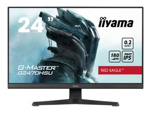 IIYAMA G-MASTER Red Eagle G2470HSU-B6 - LED monitor - gaming - 24"" (23.8"" viewable) - 1920 x 1080 Fu