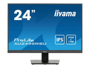 IIYAMA ProLite XU2495WSU-B7 - LED monitor - 24.1" - 1920 x 1200 WUXGA @ 75 Hz - IPS - 300 cd/m² - 10