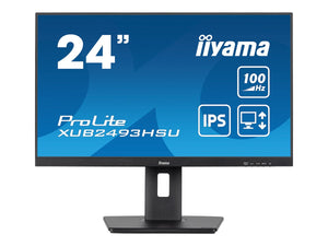 IIYAMA ProLite XUB2493HSU-B7 - LED monitor - 24"" (23.8"" viewable) - 1920 x 1080 Full HD (1080p)