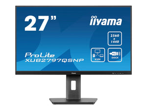 IIYAMA ProLite XUB2797QSNP-B1 - LED monitor - 27"" - 2560 x 1440 WQHD @ 100 Hz - IPS - 300 cd/m² - 13