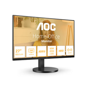 AOC 27 INCH 4K IPS 65W USB C 2 HDMI HA Monitor -