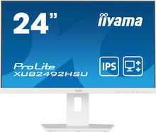 Load image into Gallery viewer, IIYAMA ProLite XUB2492HSU-W5 LED display 61 cm (24&#39;) 1920 x 1080 pixels Full HD White