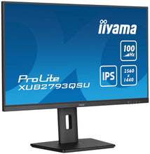 Load image into Gallery viewer, IIYAMA ProLite 27 inch - Quad HD IPS LED - 2560x1440 MONITOR