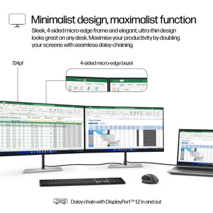 HP 724pf - Series 7 Pro - LED monitor - 23.8"" - 1920 x 1080 Full HD (1080p) @ 100 Hz - IPS - 300 cd/ -